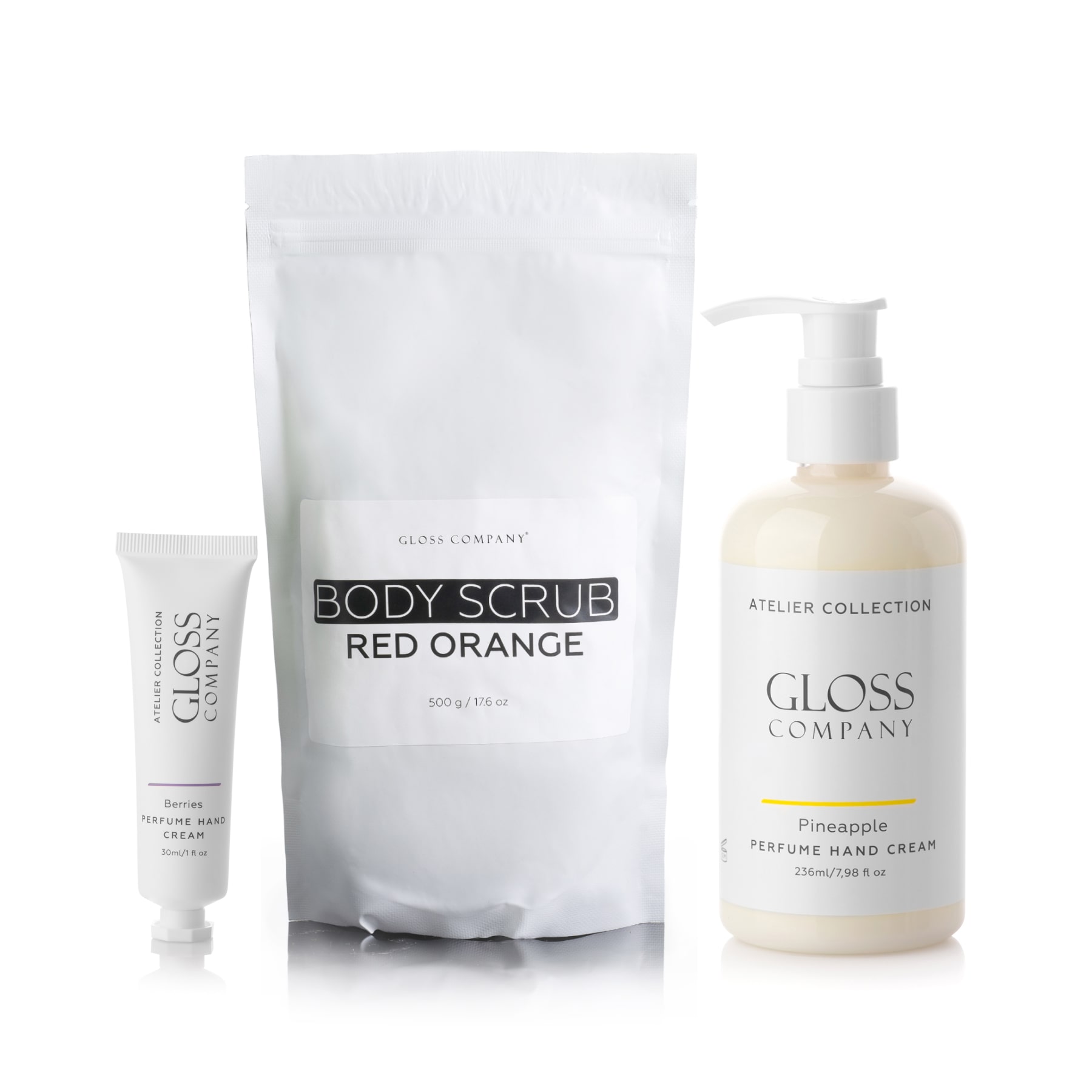 Набор SPA-уход GLOSS (скраб, крем 30 мл, крем 236 мл)